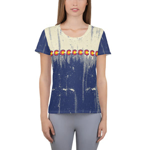 Colorado Grunge Flag - Basic Yoga Leggings
