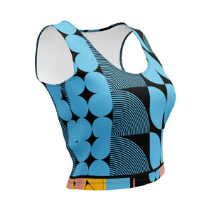 Vintage Vectors Crop Top