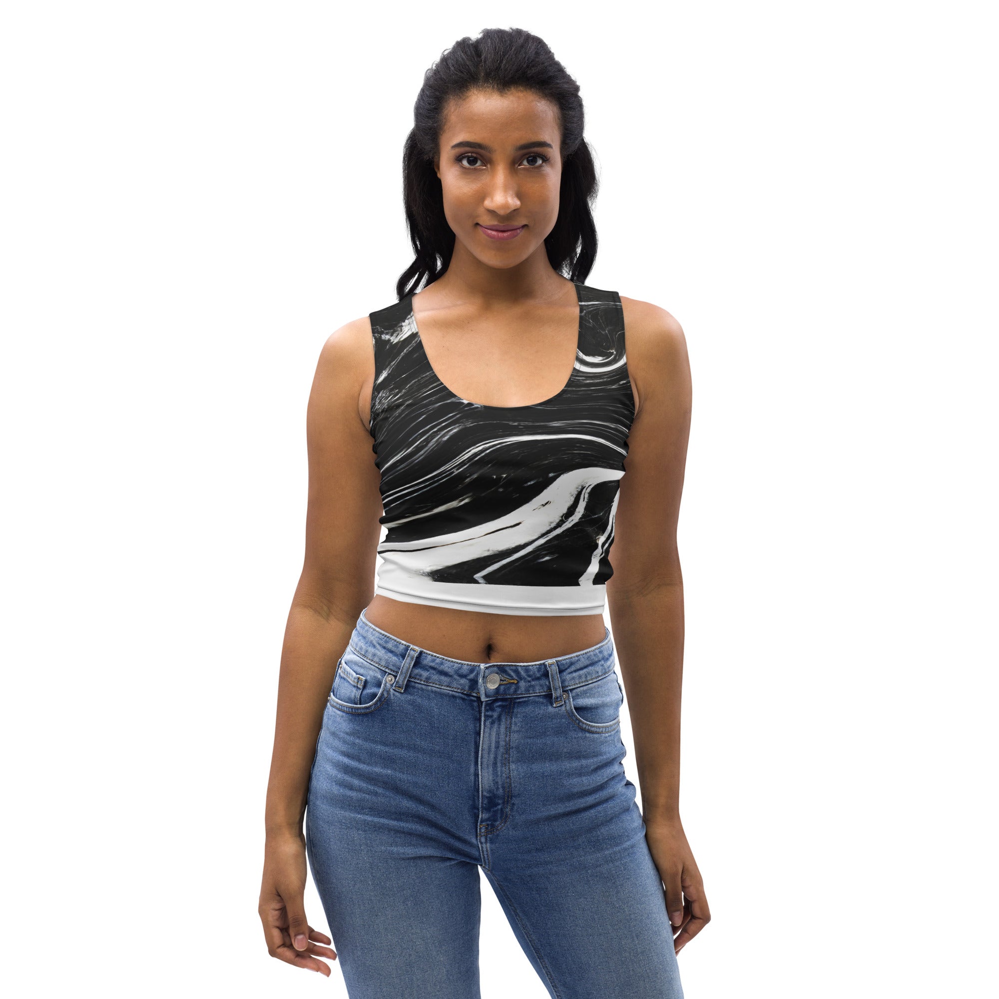 Marbelous Crop Top