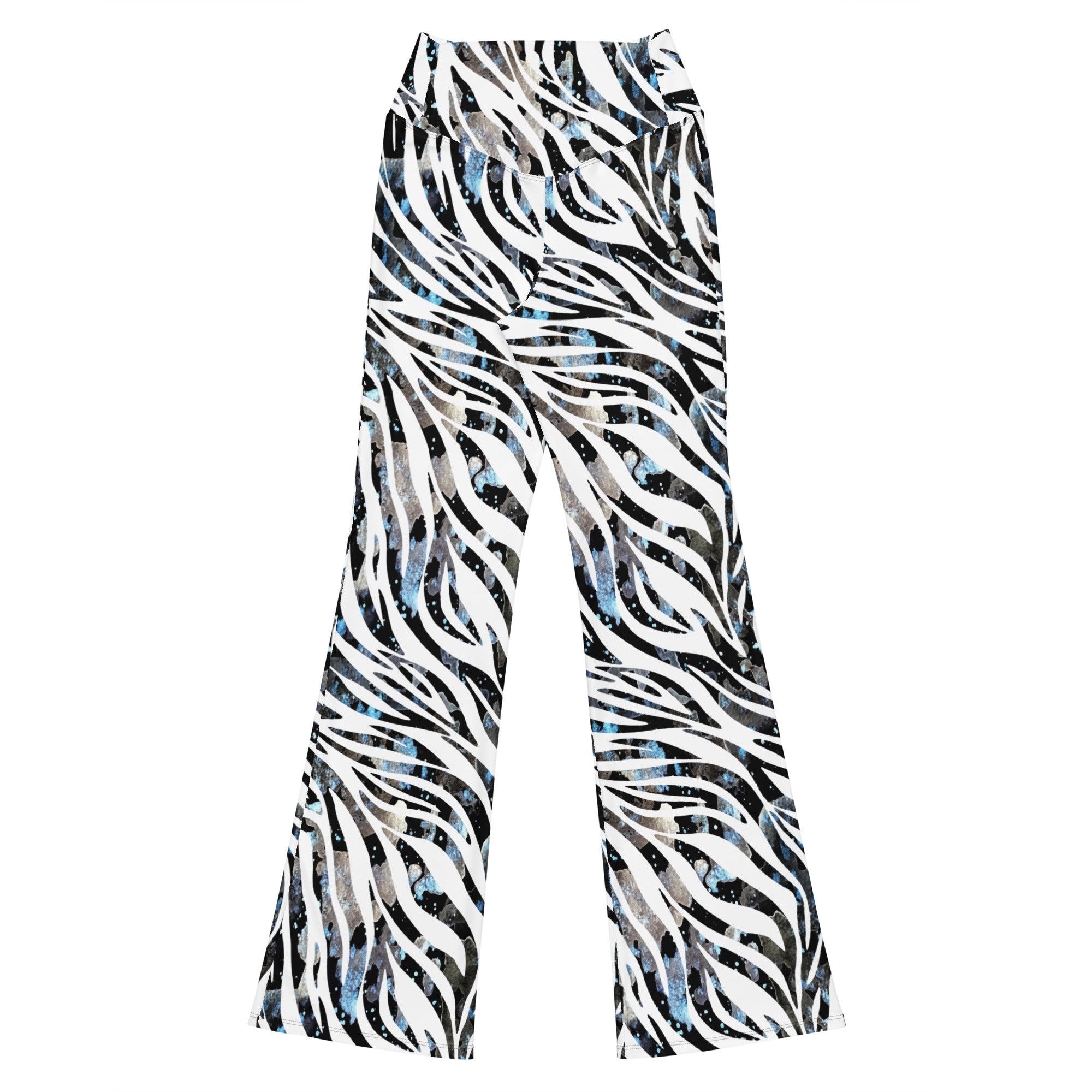 Urban Zebra Bloom Flare leggings