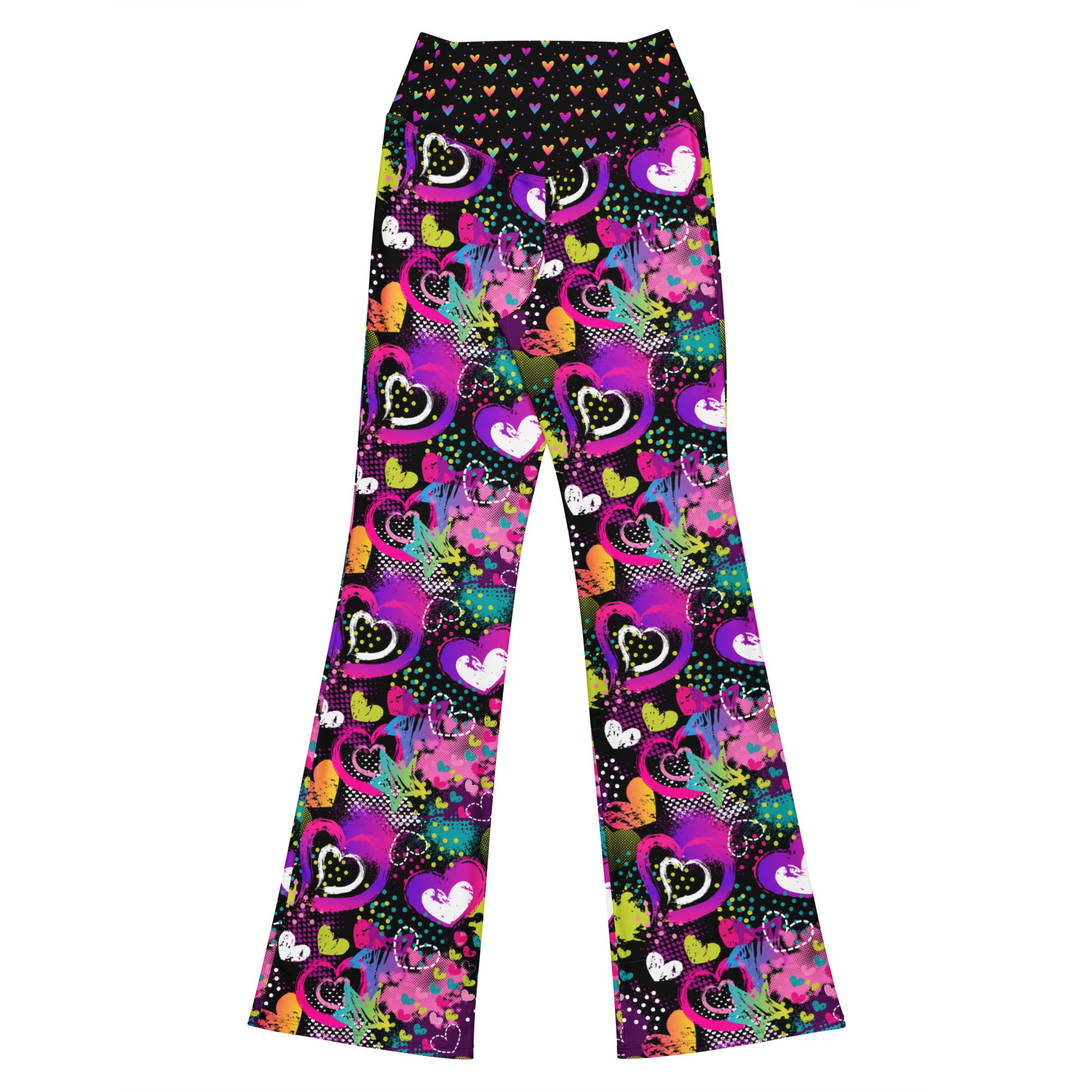 Heart Throbber Flare leggings