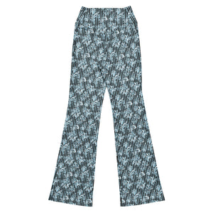 "Denim" Fleur-ish Flare leggings