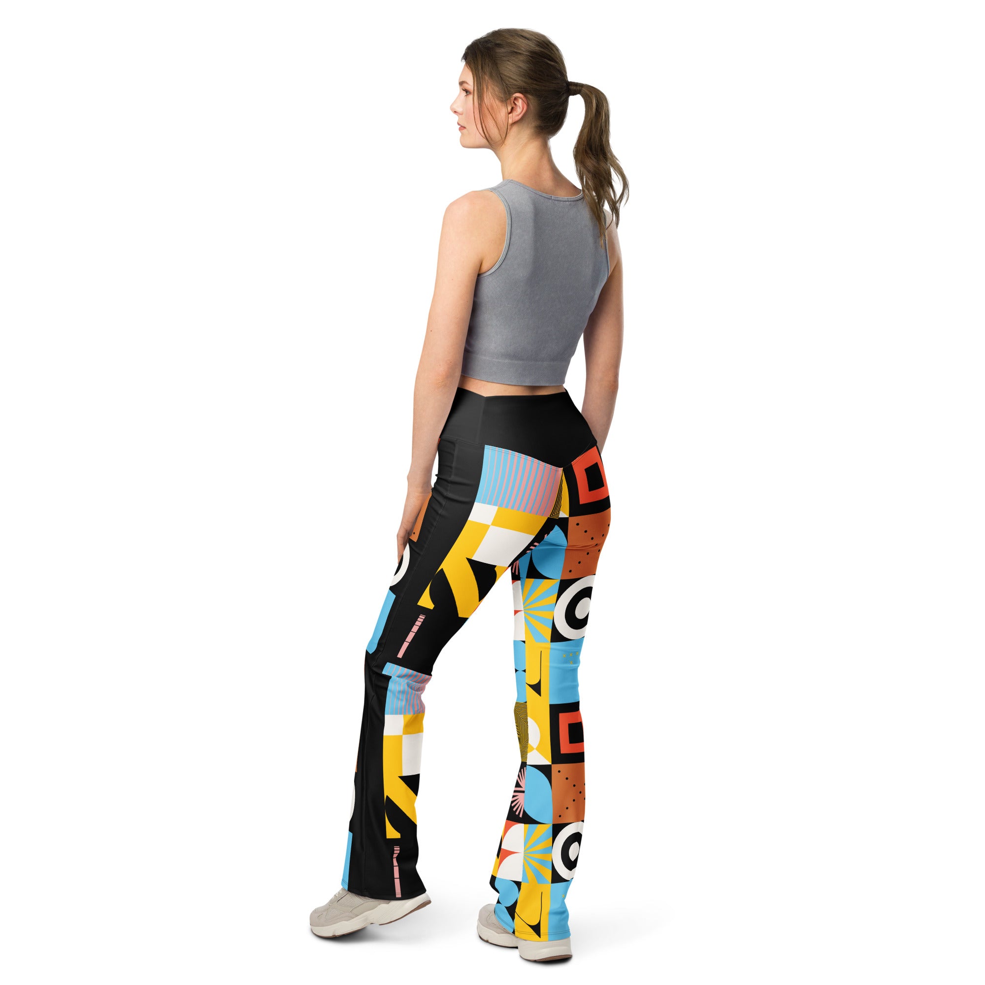 Vintage Vectors Flare Leggings