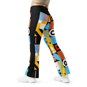 Vintage Vectors Flare Leggings