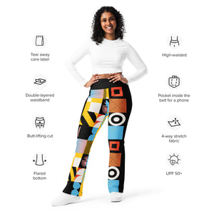 Vintage Vectors Flare Leggings