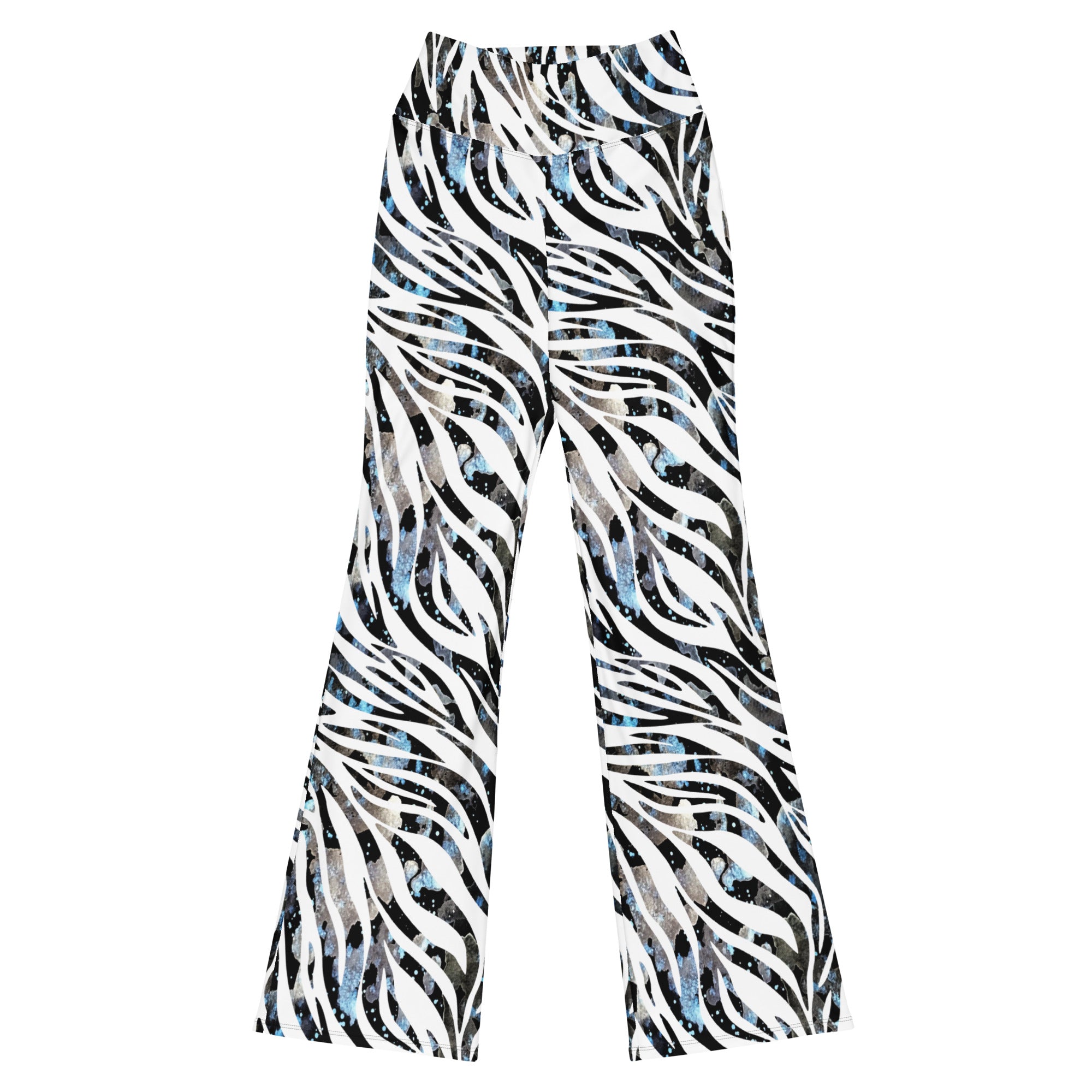 Urban Zebra Bloom Flare leggings