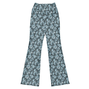 "Denim" Fleur-ish Flare leggings