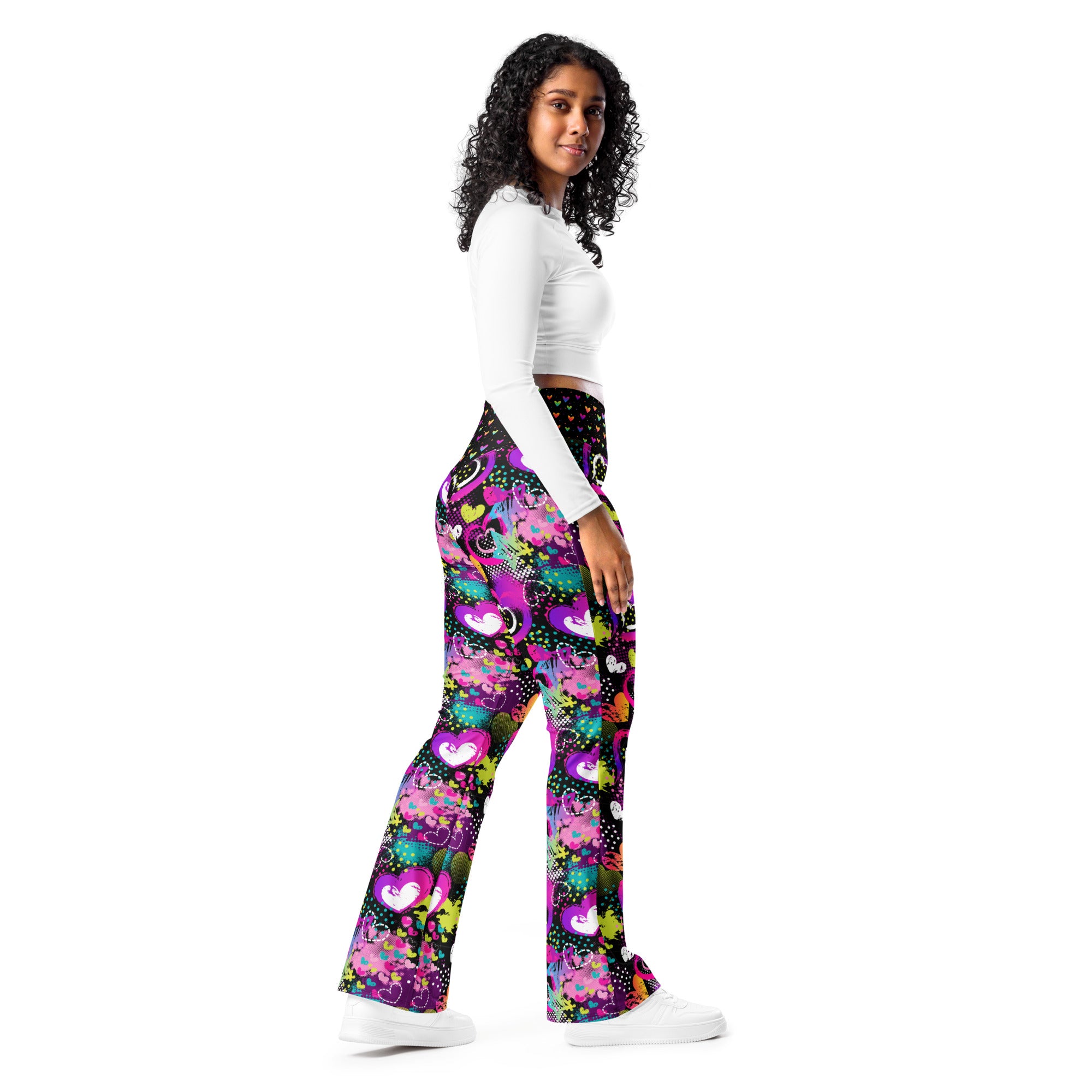 Heart Throbber Flare leggings