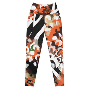 In the Jungle Crossover Leggings with pockets