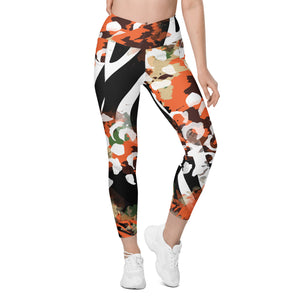 In the Jungle Crossover Leggings with pockets