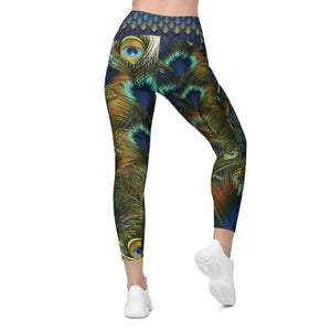 Peacock Leggings with pockets