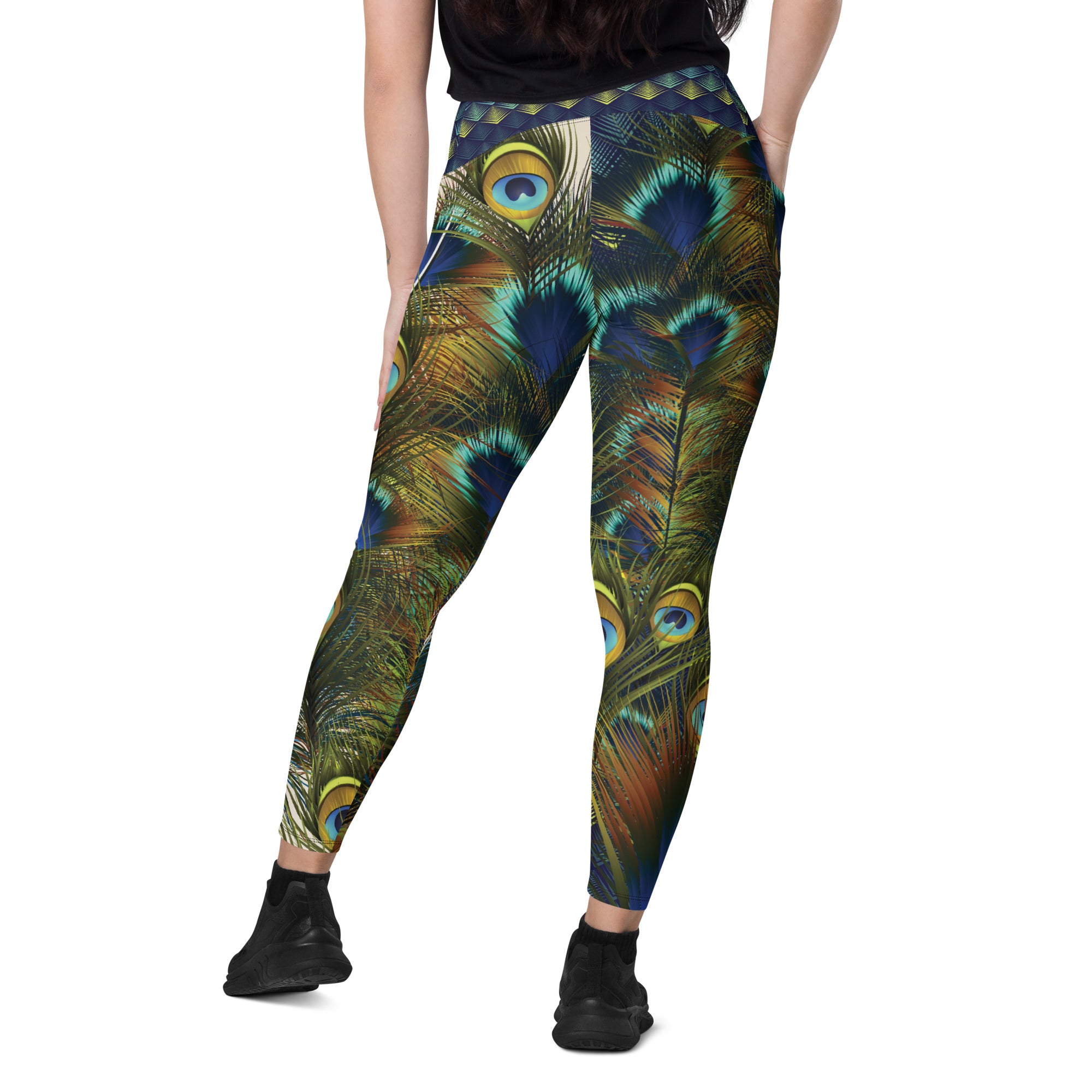 Peacock Leggings with pockets