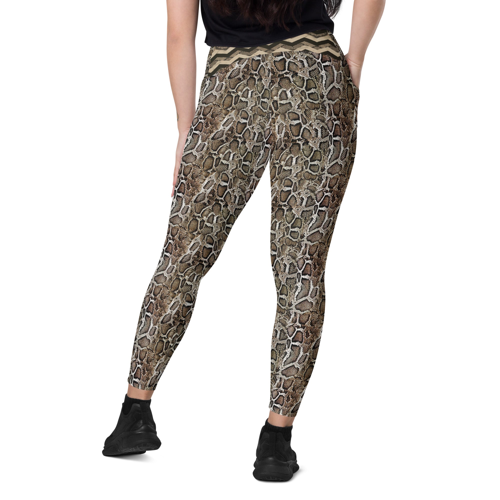 "Snakeskin" Leggings with pockets