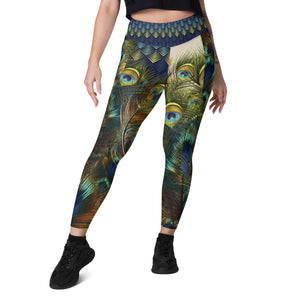 Peacock Leggings with pockets