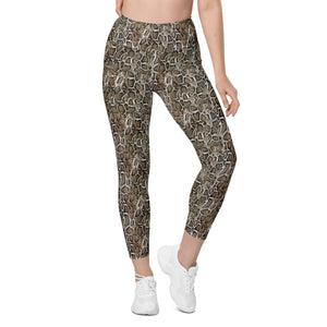 "Snakeskin" Leggings with pockets