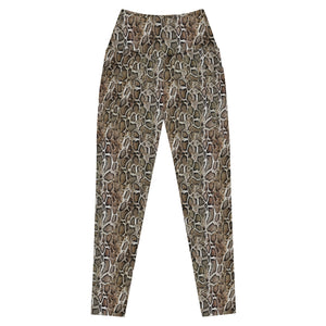 "Snakeskin" Leggings with pockets