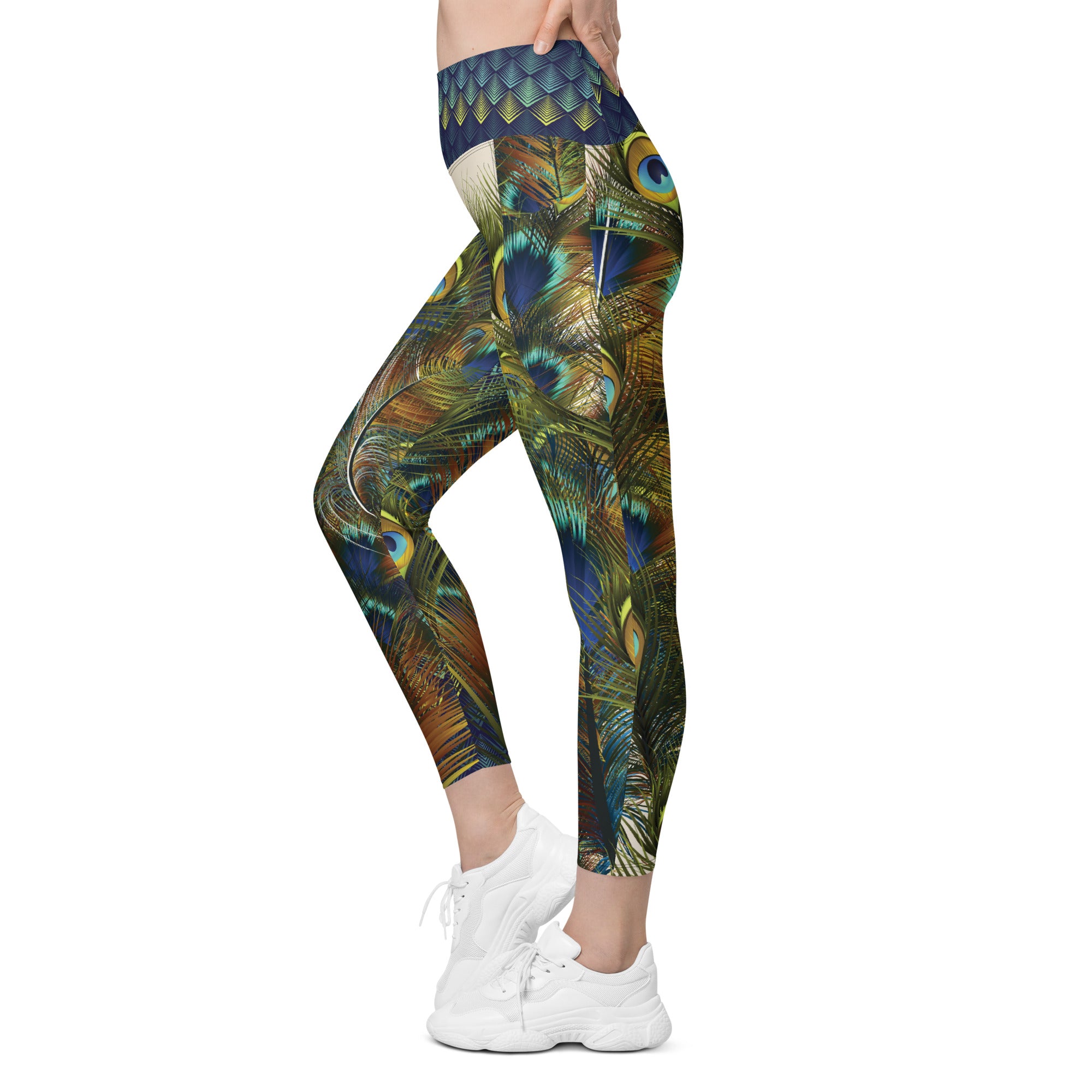 Peacock Leggings with pockets