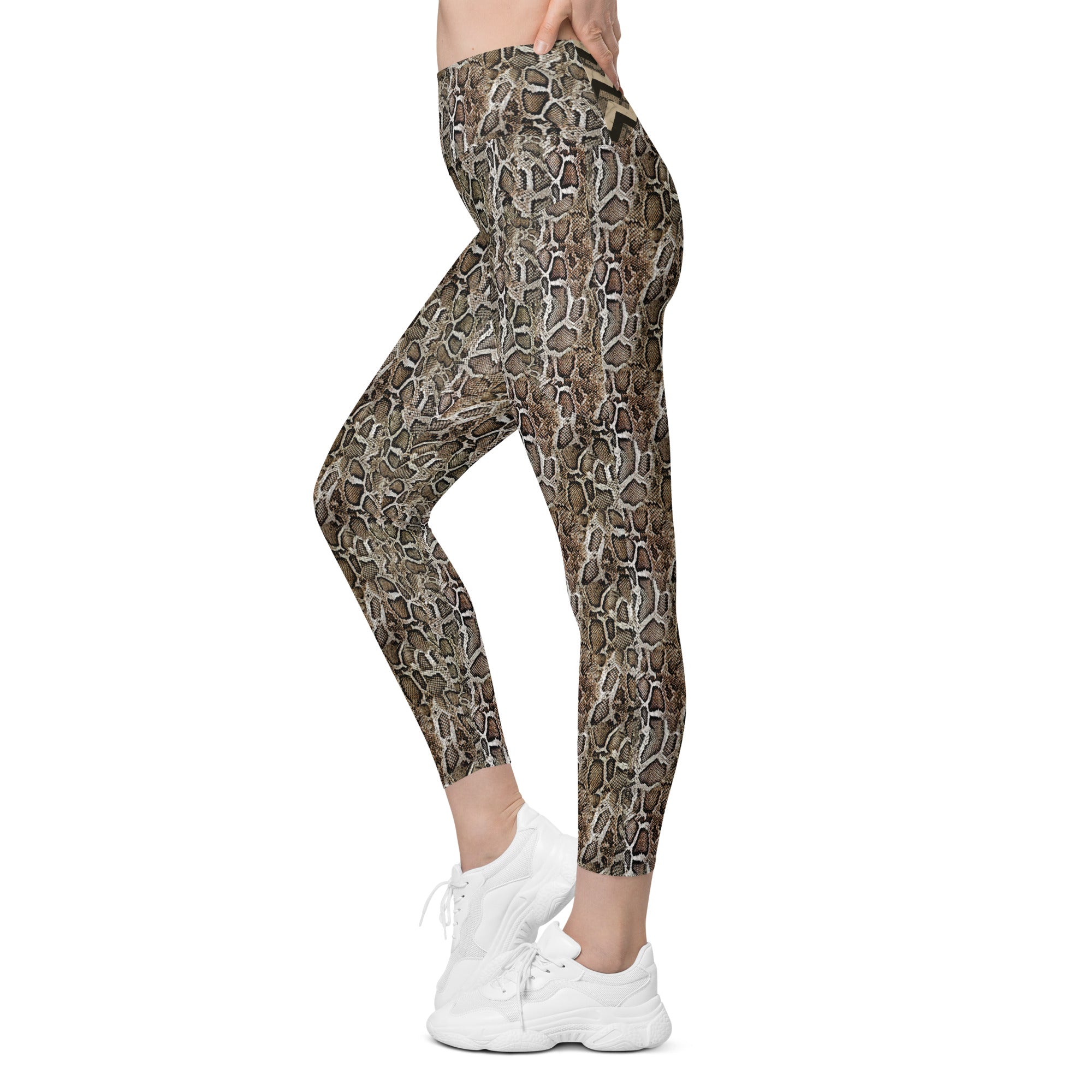 "Snakeskin" Leggings with pockets