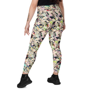 Multicolor Abstract Leggings with pockets