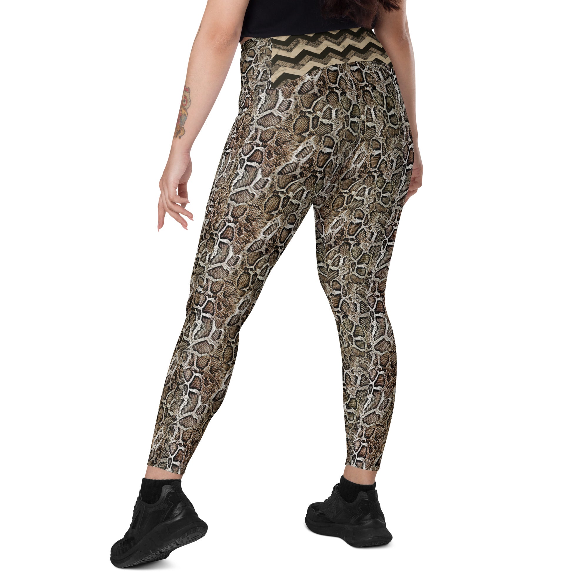 "Snakeskin" Leggings with pockets