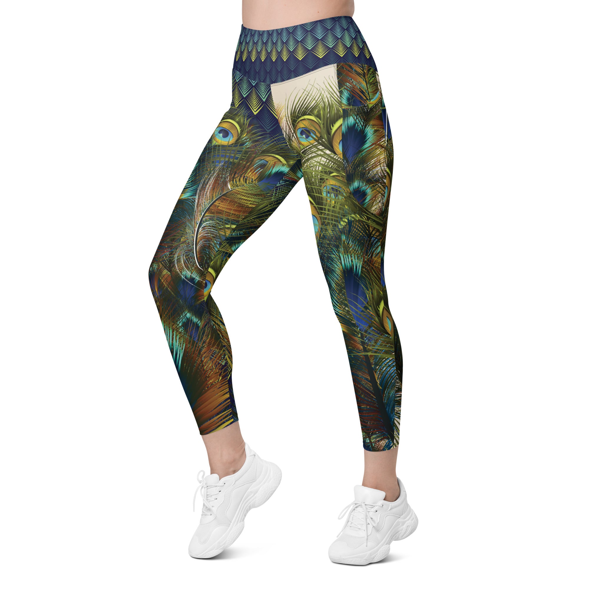 Peacock Leggings with pockets