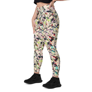 Multicolor Abstract Leggings with pockets