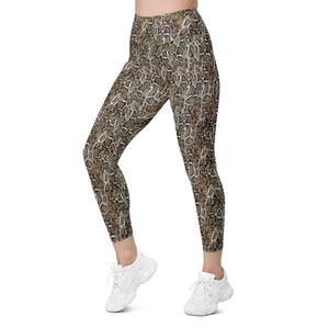 "Snakeskin" Leggings with pockets