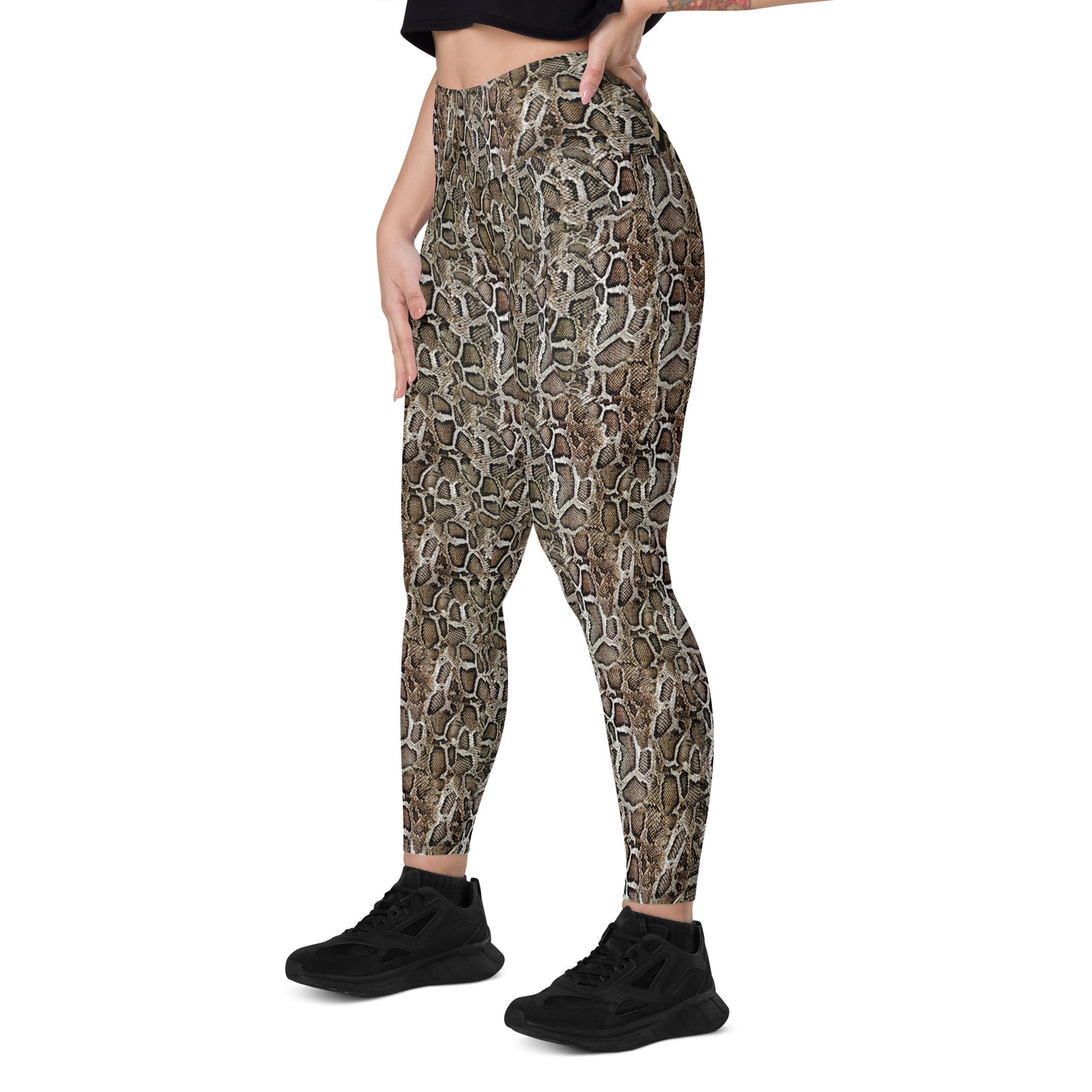 "Snakeskin" Leggings with pockets