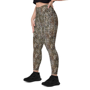 "Snakeskin" Leggings with pockets