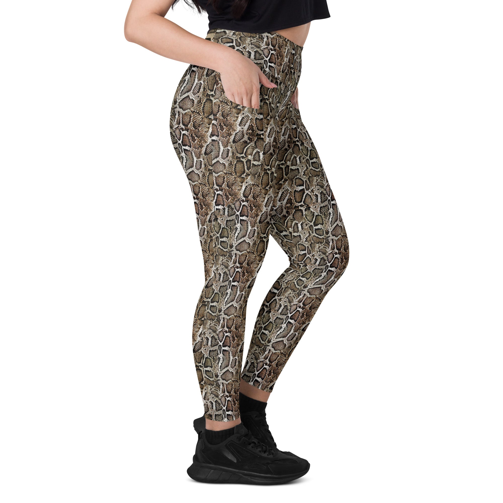 "Snakeskin" Leggings with pockets