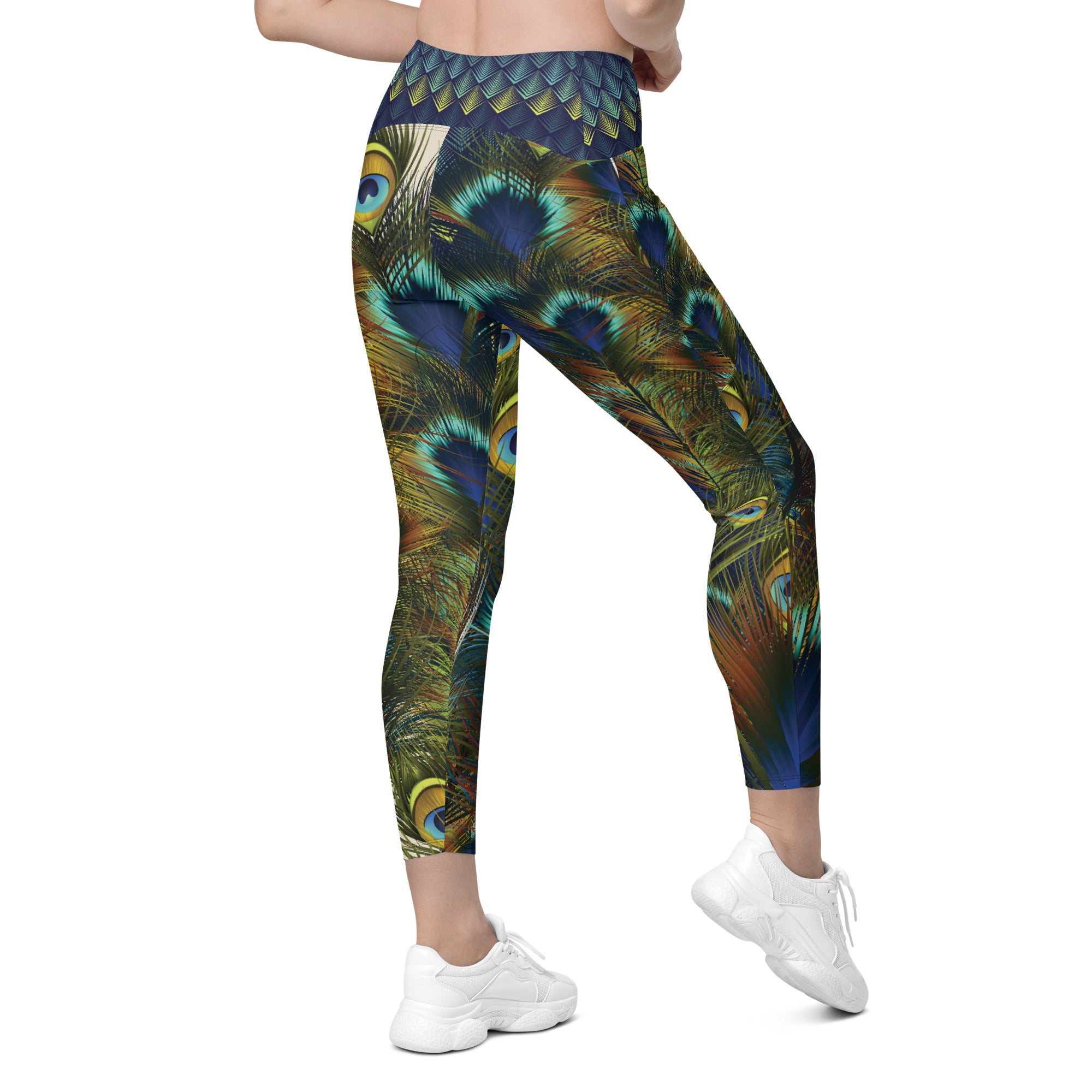 Peacock Leggings with pockets