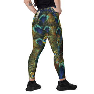 Peacock Leggings with pockets