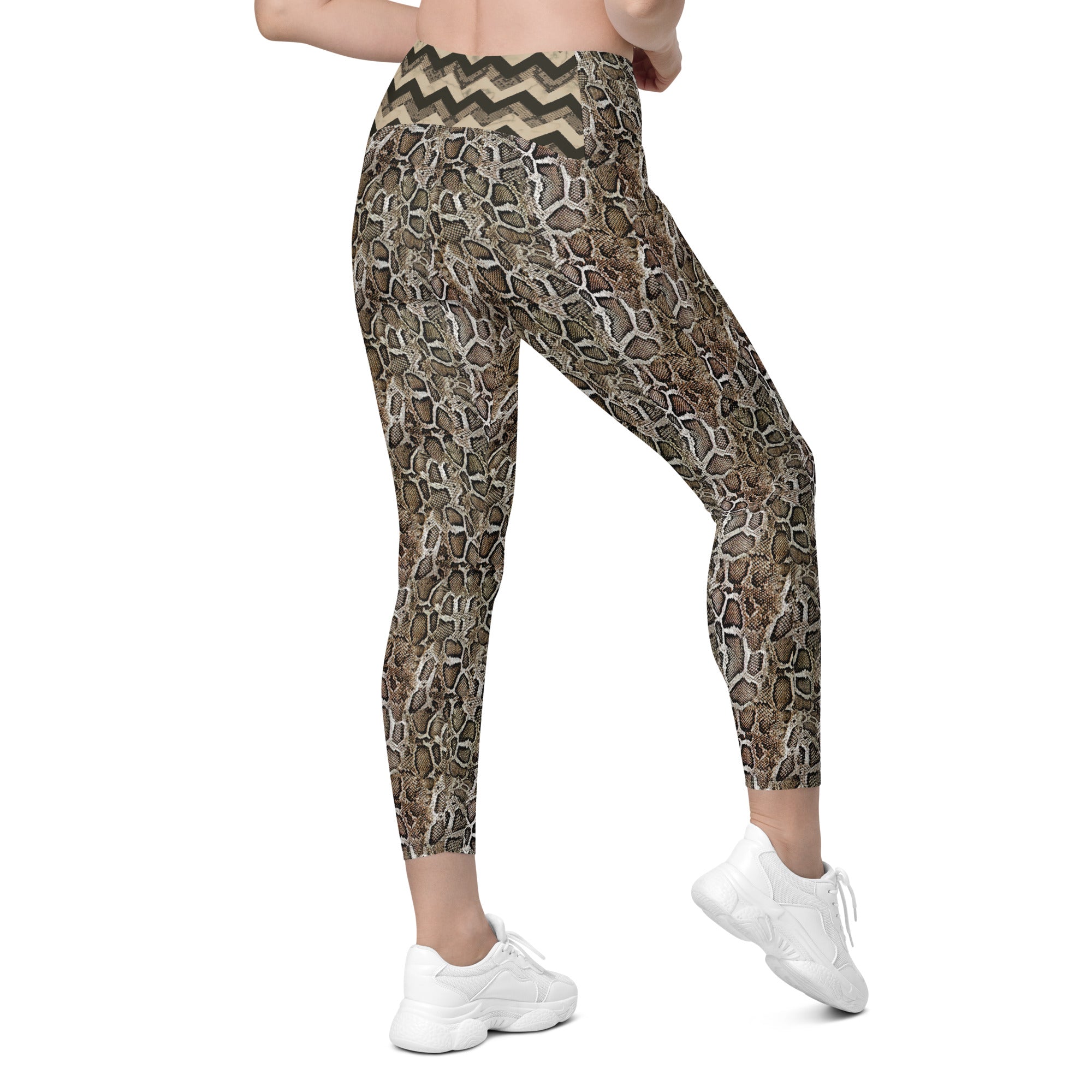 "Snakeskin" Leggings with pockets