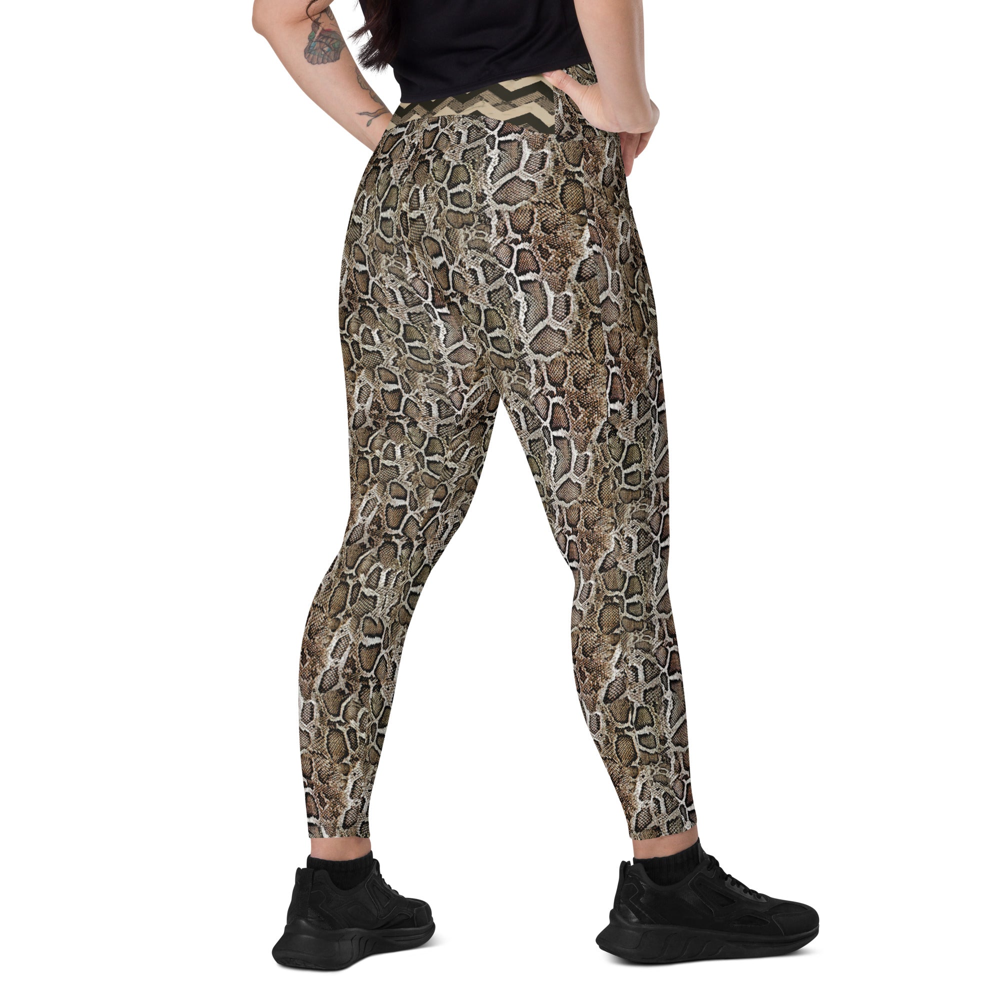 "Snakeskin" Leggings with pockets