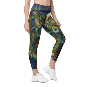 Peacock Leggings with pockets