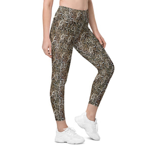 "Snakeskin" Leggings with pockets