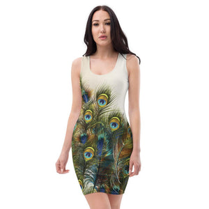 Peacock Plumage Flare Leggings
