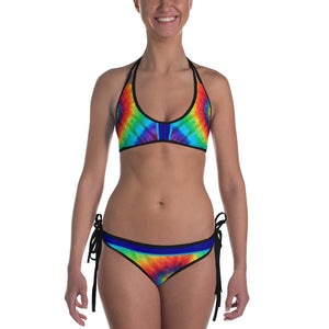 Bright Tie-Dye - Reversible Bikini