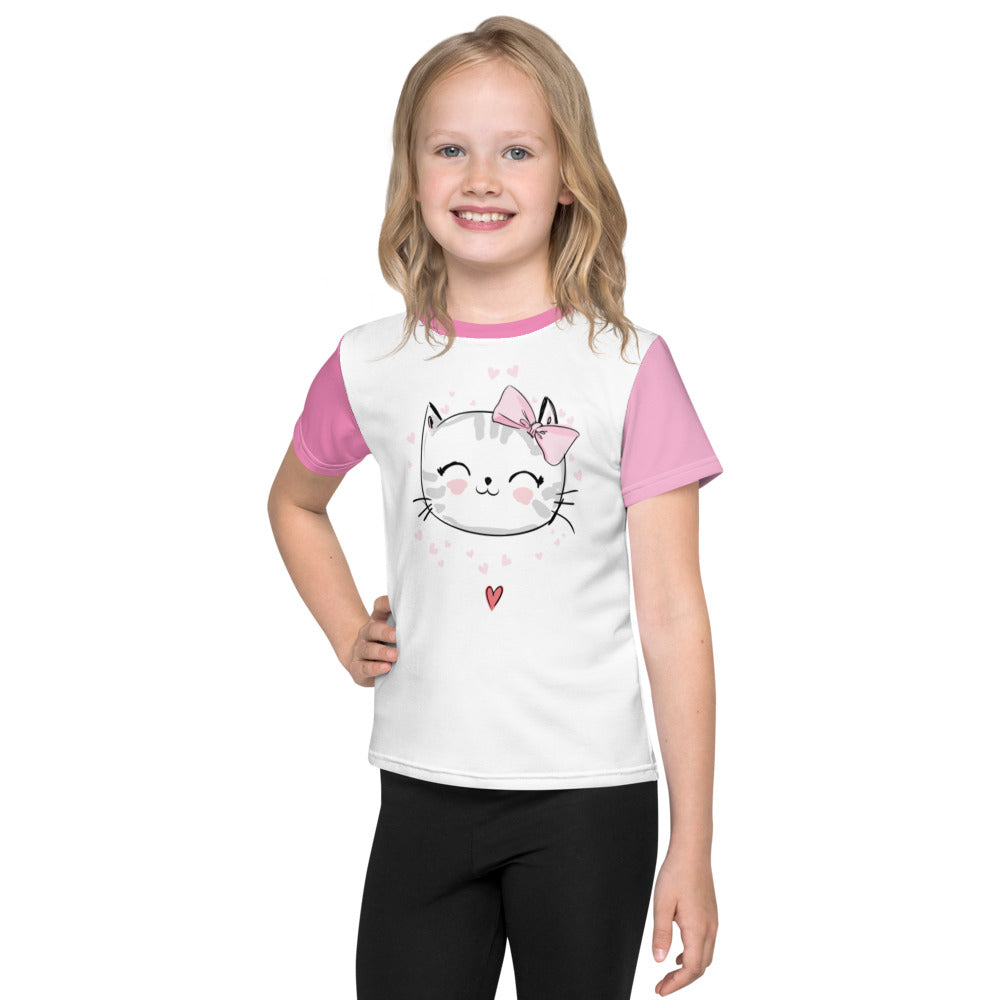 Kitty Love - Valentine's Day - Kids T-Shirt