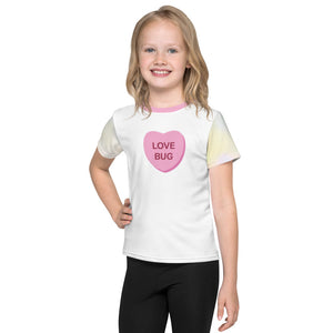 Love Bug Candy Heart - Valentine's Day - Kids T-Shirt