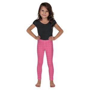 "I Love You Like Crazy" Hearts Pattern - Valentine's Day - Kid's Leggings