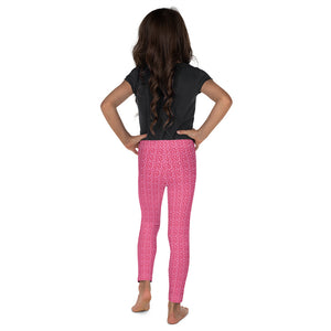 "I Love You Like Crazy" Hearts Pattern - Valentine's Day - Kid's Leggings