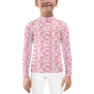 Hearts and Bunnies - Valentine's Day - Kids Rash Guard