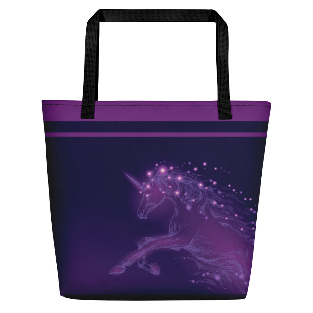 Purple Unicorn - Beach Bag