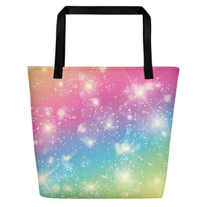 Sparkly Rainbows - Beach Bag