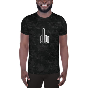 F*ck 2020 - Black Camo - Men's Athletic T-shirt