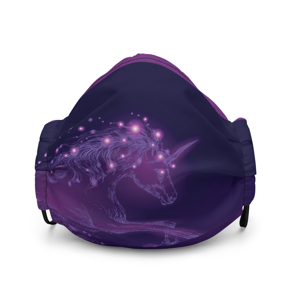 Purple Magic Unicorn - Premium Face Mask