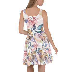 Watercolor Floral - Skater Dress