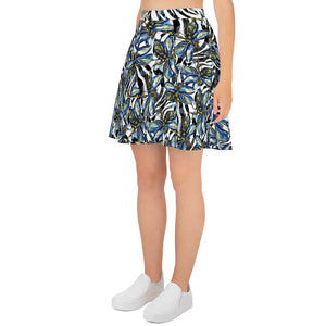 Dragonflies Zebra - Skater Skirt