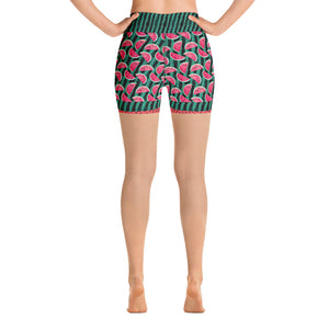 Watermelon - Yoga Shorts